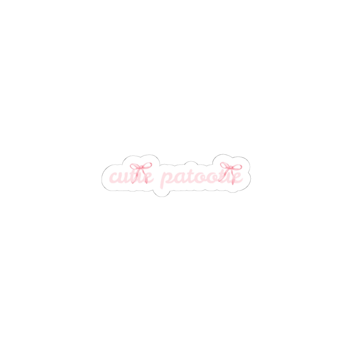 Cute Kiss-Cut Stickers for Personalizing Laptops, Journals, and Gifts, Fun Decor for Teens and Kids, Cute Bow Design