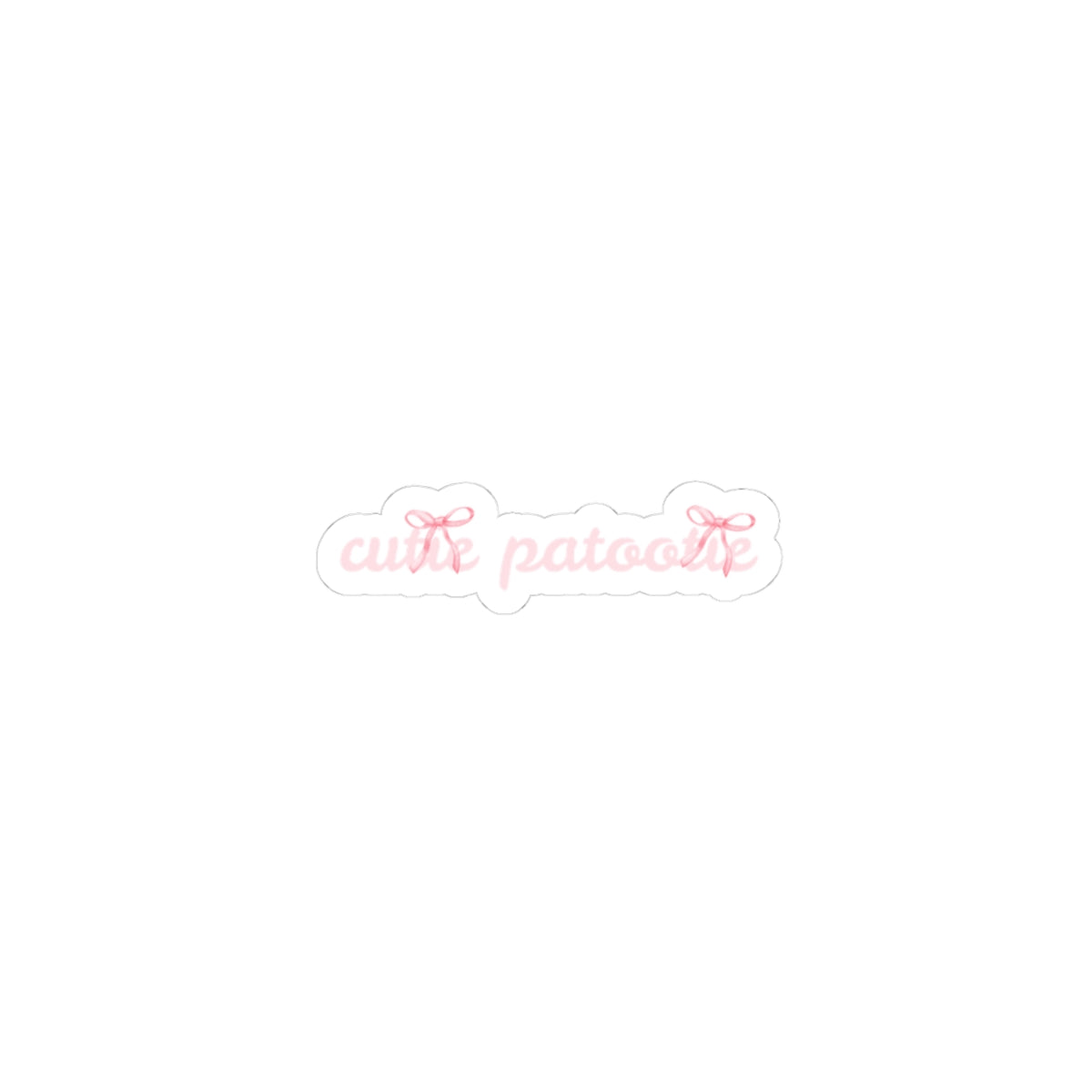 Cute Kiss-Cut Stickers for Personalizing Laptops, Journals, and Gifts, Fun Decor for Teens and Kids, Cute Bow Design