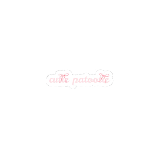 Cute Kiss-Cut Stickers for Personalizing Laptops, Journals, and Gifts, Fun Decor for Teens and Kids, Cute Bow Design